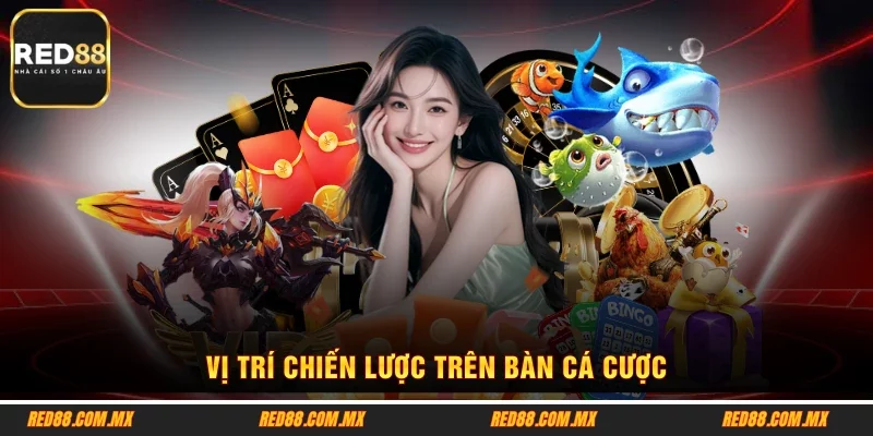 Vị trí chiến lược trên bàn cá cược